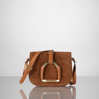 Ralph Lauren Stirrup Flap Shoulder Bag - Lyst