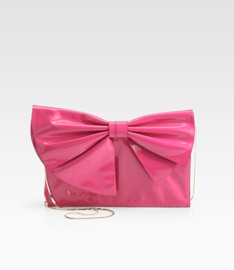 Valentino Lacca Bow Clutch - Lyst