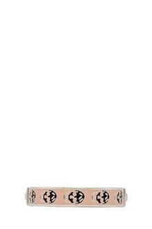 Alexander McQueen Enamel Skull Bracelet - Lyst