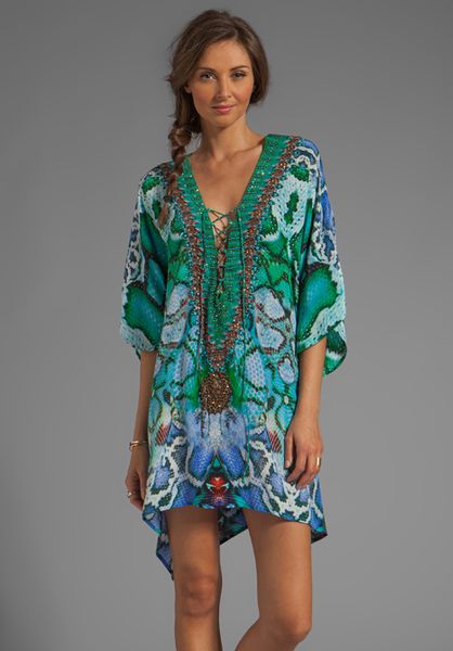camilla kaftan blue