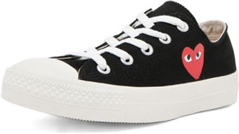 Comme Des Garçons Converse Canvas Sneaker in Black - Lyst