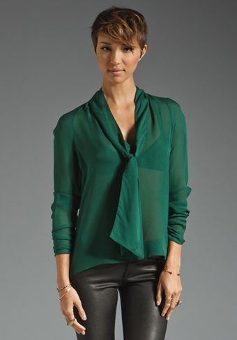 Elizabeth And James Daphne Blouse in Green - Lyst