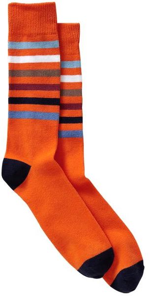 Gap Top Stripes Crew Socks - Lyst