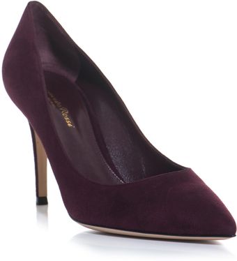 Gianvito Rossi Pointtoe Suede Shoes - Lyst