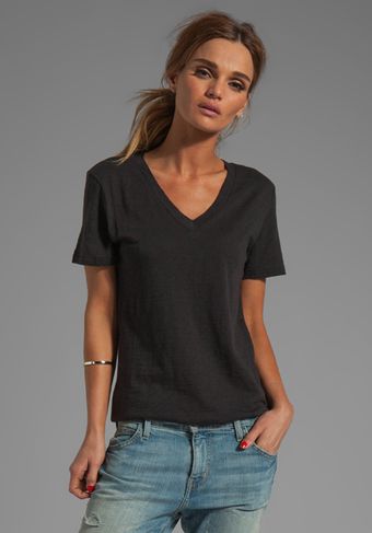Rag & Bone Jackson V Tee in Black - Lyst