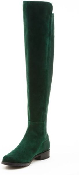 stuart weitzman green boots