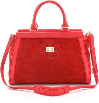 Tory Burch Gloria Satchel - Lyst