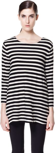 Zara Sweater with Zip At The Back - Lyst
