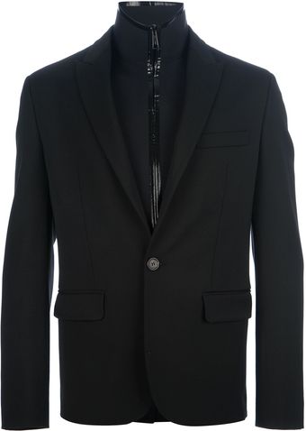 DSquared2 Funnel Neck Blazer - Lyst