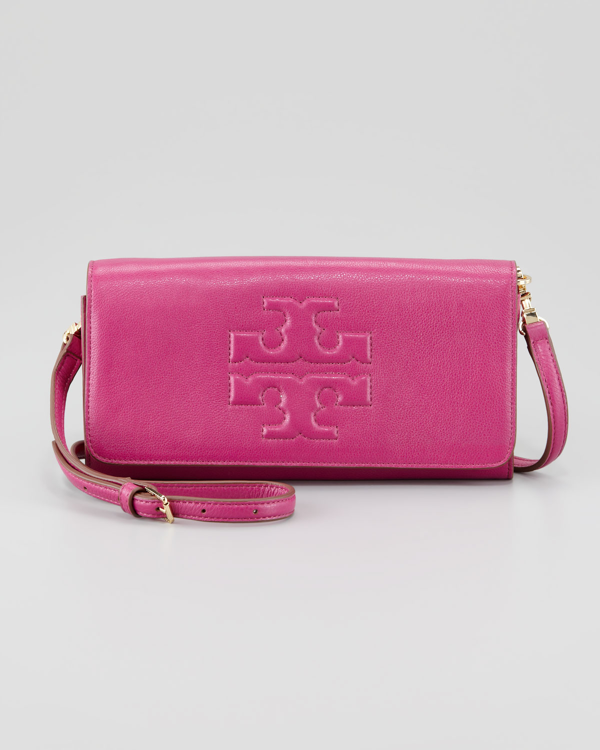 Tory Burch Thea Bombe Crossbody Clutch Bag Wildflower in Pink Lyst