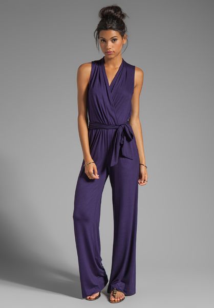jumpsuit elegant lila