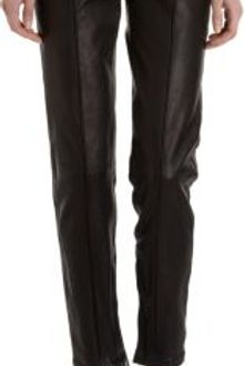 Balmain Skinny Leather Moto Pants - Lyst