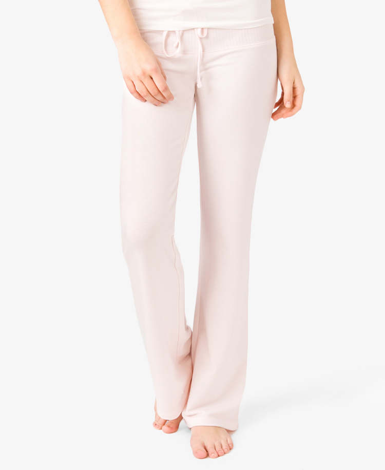 Forever 21 Ribbed Waist Pj Pants in Pink (light pink) Lyst