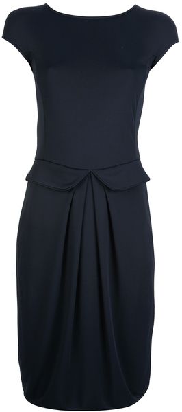 Giorgio Armani Peplum Dress - Lyst