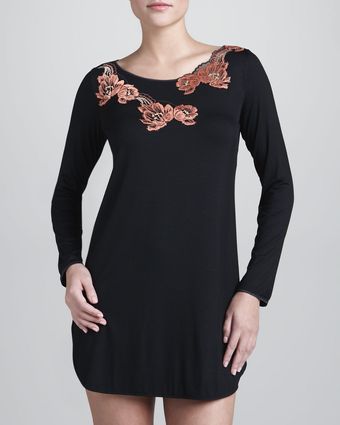 La Perla Floraltrim Sleepshirt - Lyst