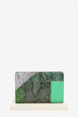 Stella McCartney Loretta Patchwork Clutch