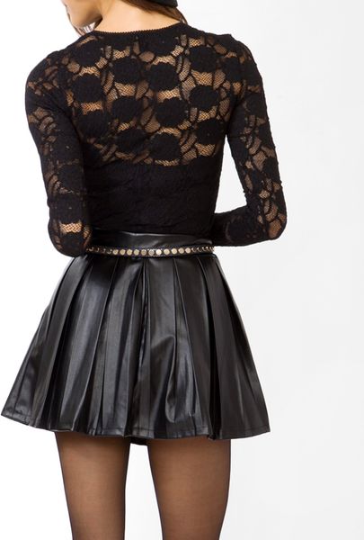 forever 21 black floral top