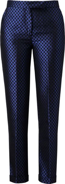 Osman Yousefzada Geometric Brocade Trousers - Lyst