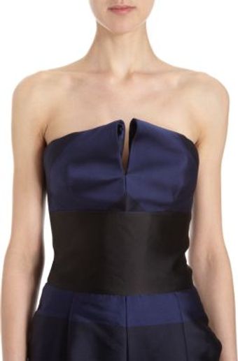 Stella McCartney Striped Strapless Jumpsuit - Lyst