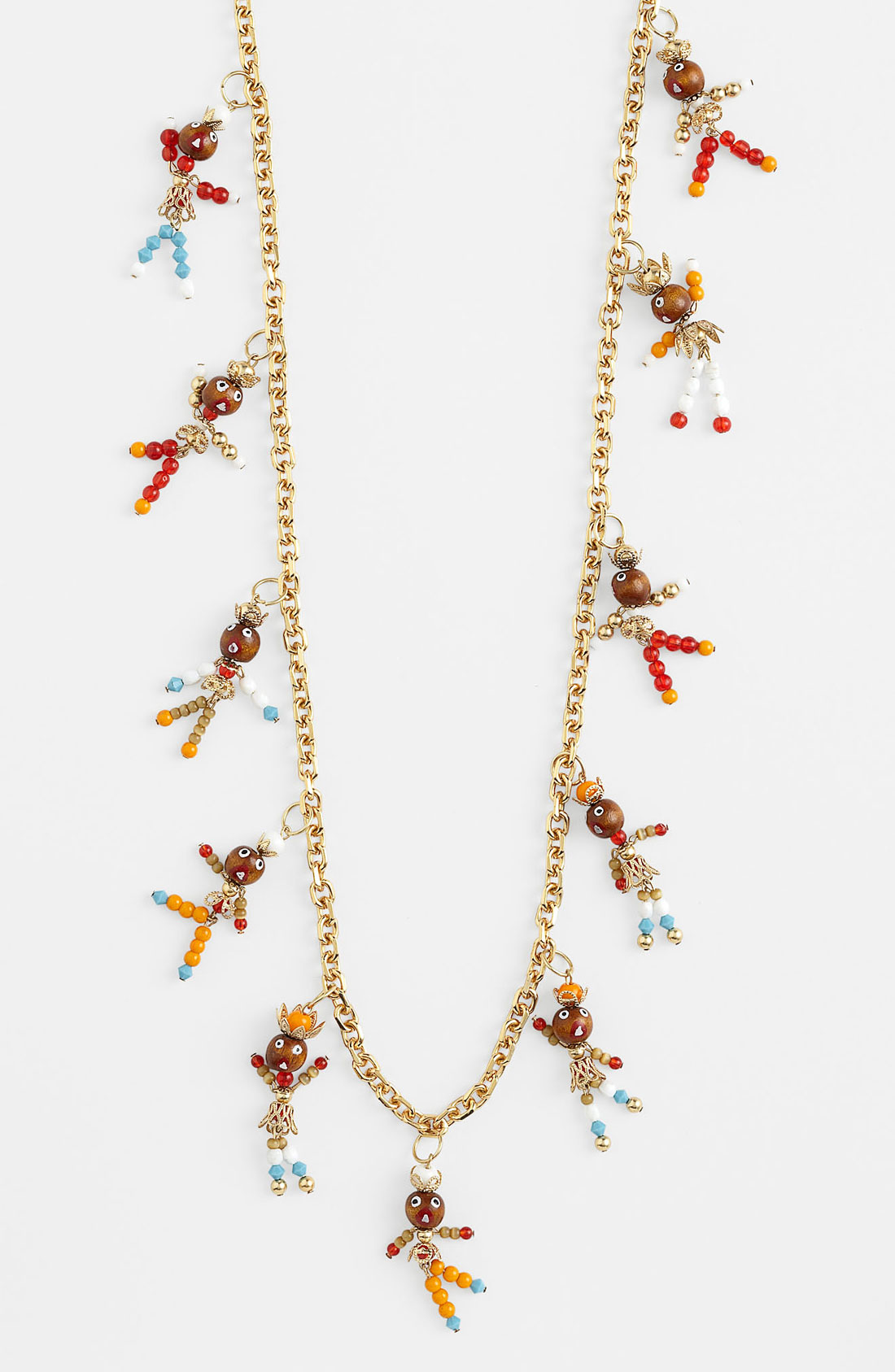 Charm station necklace Clearance