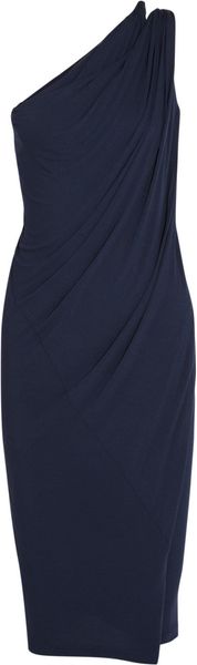 Donna Karan New York Twisted Jersey One-shoulder Dress - Lyst