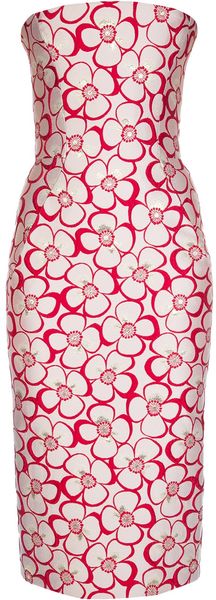 DSquared2 Floral Jacquard Dress - Lyst
