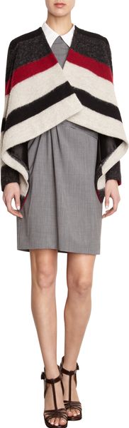 Thakoon Striped Cardigan Coat - Lyst