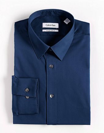 Calvin Klein Slim Fit Dress Shirt - Lyst