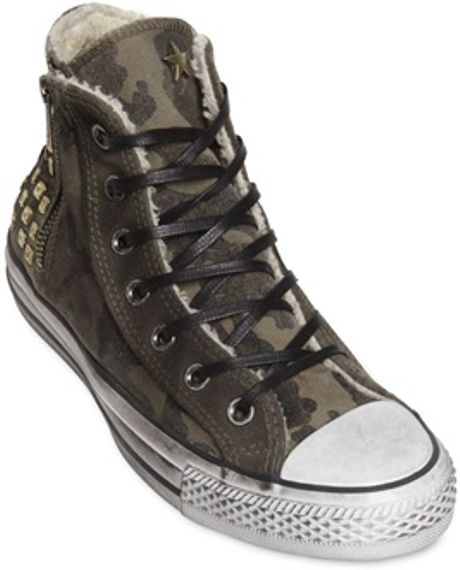 camo high top sneakers
