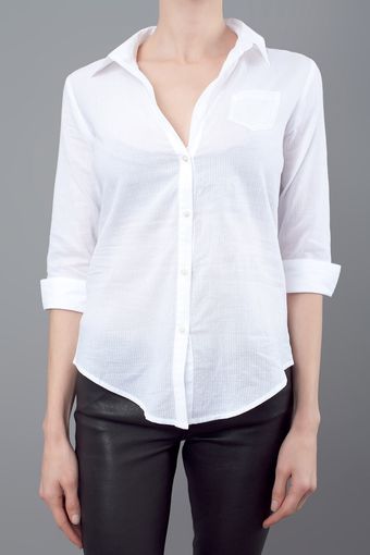Elizabeth And James Cohen Button Down White - Lyst