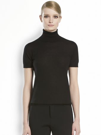 Gucci Cashmere Short Sleeve Turtleneck - Lyst