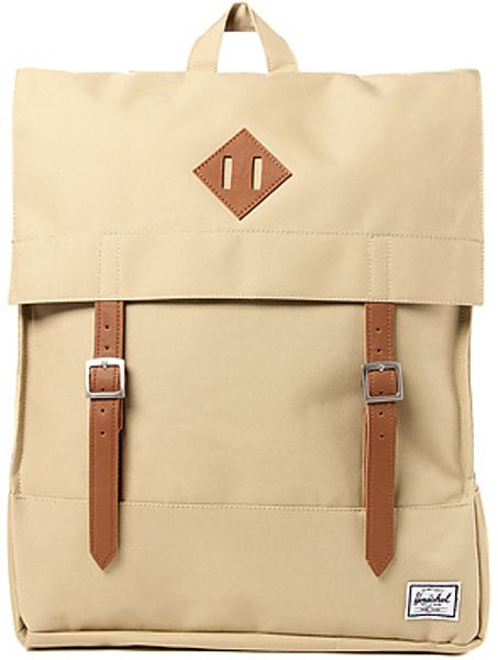 herschel classic backpack beige