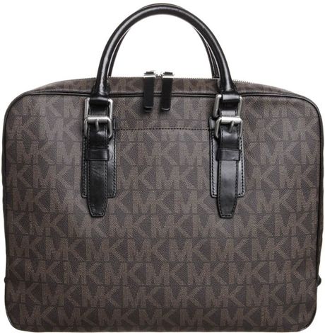 Michael Kors Laptop Bag Brown in Gray (brown)