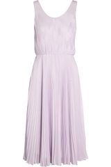 Alice + Olivia Penny Pleated Georgette Dress