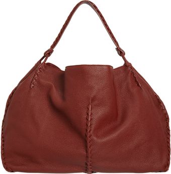 Bottega Veneta Woven Seam Boxy Hobo Bag - Lyst