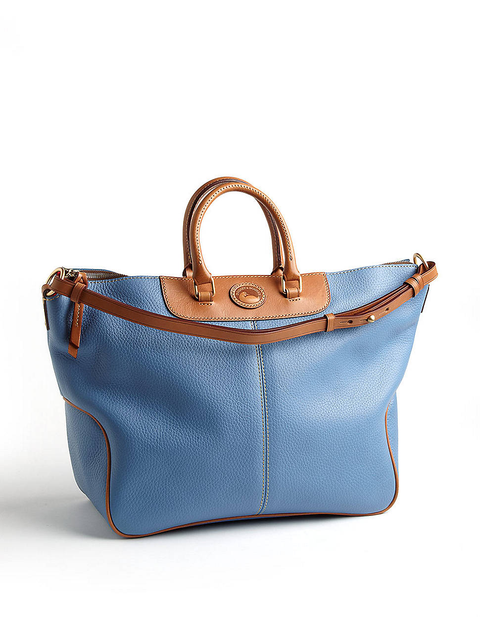 Dooney & Bourke Leather Convertible Hobo Bag in Blue (sky blue) Lyst