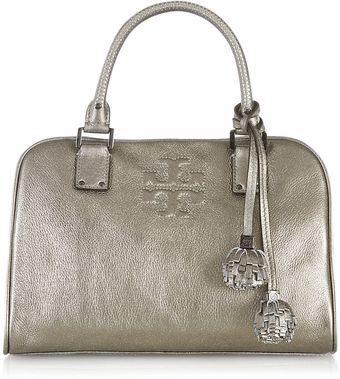 Tory Burch Thea Metallic Handbag - Lyst