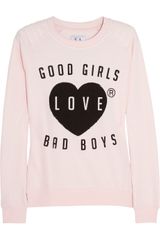 Zoe Karssen Good Girls Love Bad Boys Cotton blend Sweatshirt