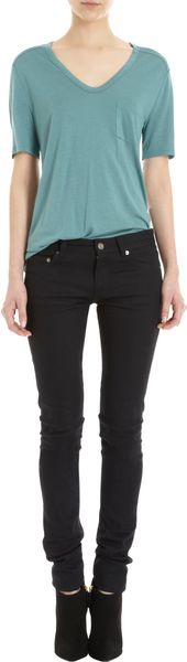 Alexander Wang Classic Short Sleeve Pocket Tee - Lyst