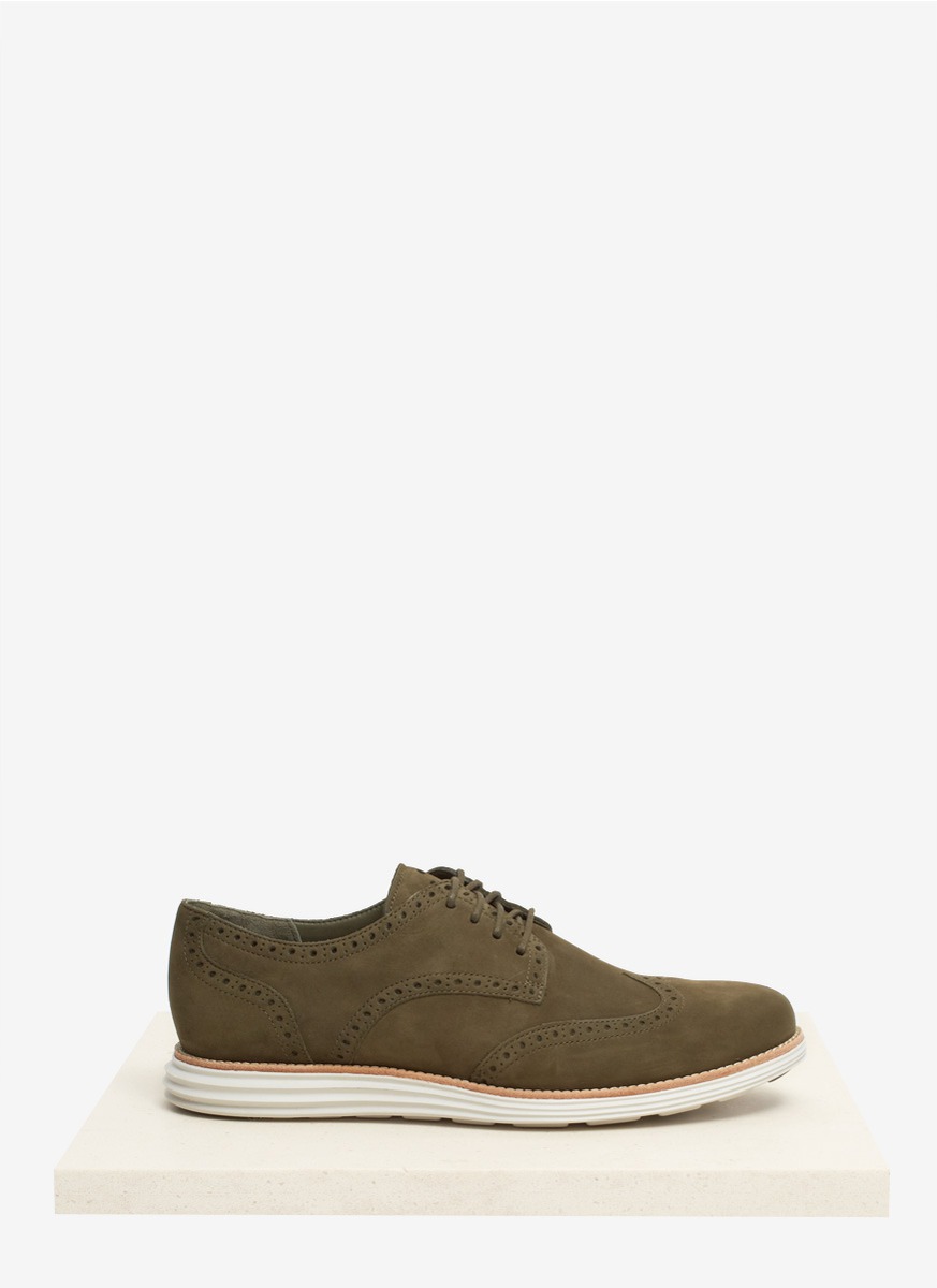 cole haan blue suede shoes