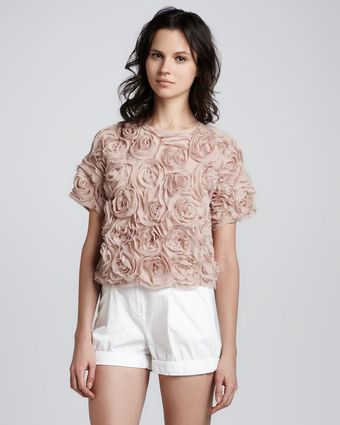 Elizabeth And James Milena Rosette Top - Lyst