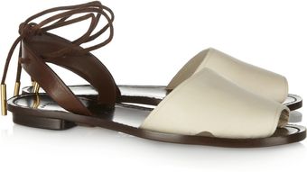 Maiyet Twotone Leather Sandals - Lyst