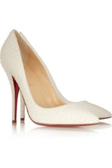 Christian Louboutin Batignolles 120 Python Pumps