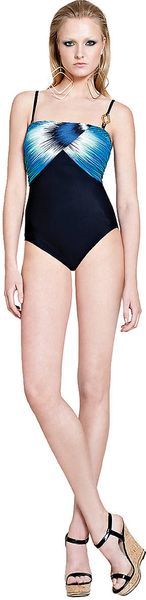 Gottex Bandeau Onepiece Bathing Suit - Lyst