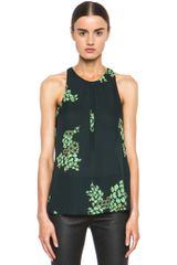 A.L.C. Lennox Tank in Greenfloral