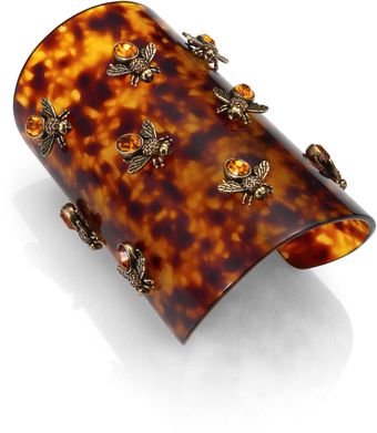 Alexander McQueen Tortoiselook Bee Bracelet - Lyst