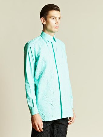 Christopher O'brien Crinkle Shirt - Lyst