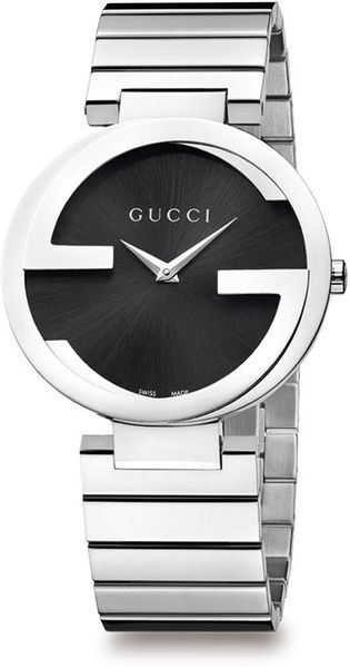 Gucci Stainless Steel Double G Link Bracelet Watch - Lyst