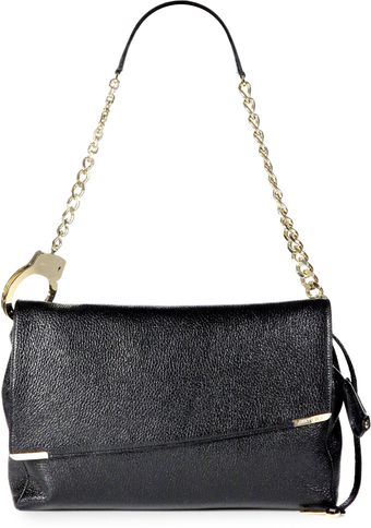 Jimmy Choo Ally Glossy Handcuff Shoulder Bag - Lyst
