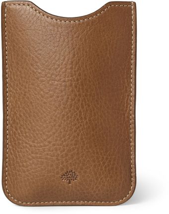 Mulberry Crossgrain Leather Iphone 4 Case - Lyst